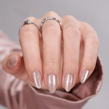 Imagem de Presse On Nails Bartbox Ammond Soft Gel Reutilizável Aurora Cat Eye - 