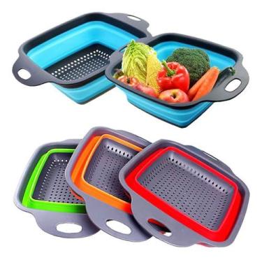 Imagem de Escorredor Retrátil Em Silicone Para Cozinha Moderna - UpCoisas