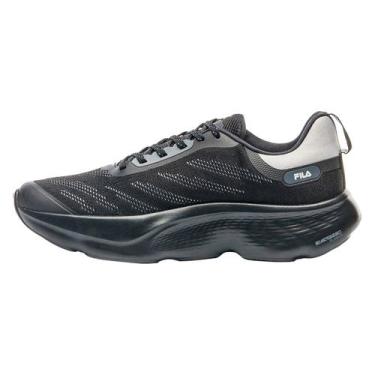 Imagem de Tênis Fila Maxxi Lite Preto Masculino Confortável Esporte Original, 40