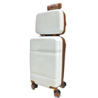 Imagem de Mala De Bordo 10Kg + Frasqueira Polipropileno Inquebrável