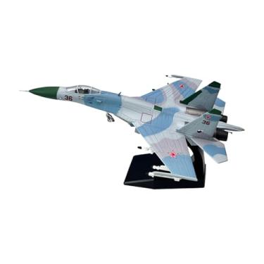 Imagem de Yunhgft Modelo de Aeronave de Caça SU27 1/100, Brinquedos, Itens Colecionáveis, Modelo de Avião de Metal, Aeronave Simulada para Prateleira, Bar, Quarto, Casa