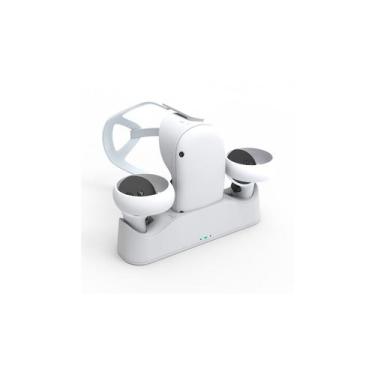 Imagem de Base de carregamento para realidade virtual Oculus Quest 2 com entrada