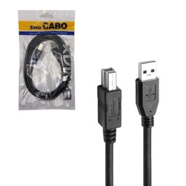 Imagem de Cabo Para Impressora Usb 2.0 Principais Marcas 1,5 Metros - Bmax Dex E