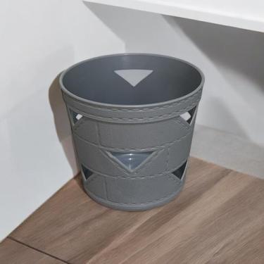 Imagem de Porta Caneta Lápis Pincéis Maquiagem Organizador Multiuso Redondo Plás