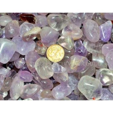 Imagem de 1kg Ametista Rolada Pedra Natural de 20 a 35 mm - Classe C - Cristais 