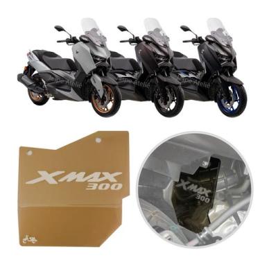 Imagem de Protetor Motor Scooter Acrílico Yamaha Xmax 300 - Jaspe Ateliê, Fumê