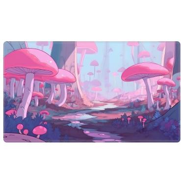Imagem de Cartão Playmat EDGFRTOIO 60x35cm Anime Pink Mushroom Forest