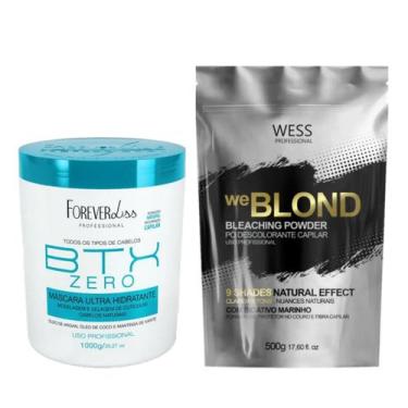 Imagem de Forever Botox Zero 1Kg + Wess Pó Descolorante 500g - FOREVER/WESS