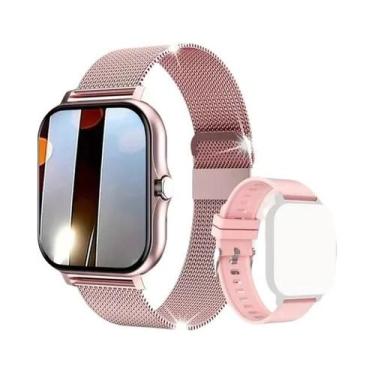 Imagem de Relógio Inteligente Feminino NFC Com Tela AMOLED De 1.83", Chamadas, M