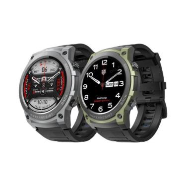 Imagem de Relógio Inteligente Masculino À Prova d'Água 5ATM Com Tela AMOLED Bate