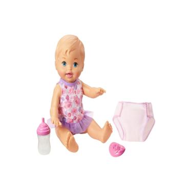 Imagem de Boneca Little Mommy Bebê Faz Xixi - Mattel - Loira