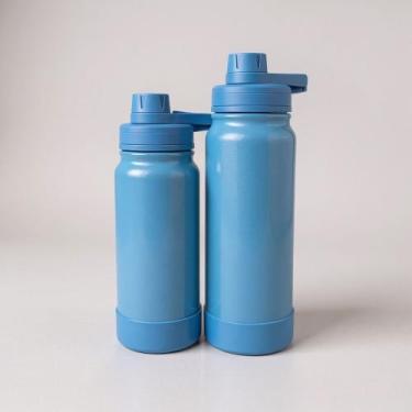 Imagem de Garrafa Térmica 600ml/800ml Inox Premium Tampa Antivazamento Bico Rosq