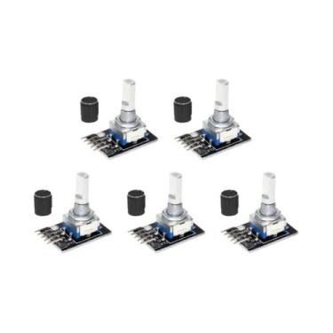 Imagem de Módulo Encoder Rotativo 360 Graus 5V KY-040 Com Tampa De Botão Para Pl