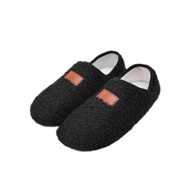 Imagem de Pantufas domésticas para mulheres e homens, meias para uso interno, sem calças, aconchegantes, felpudas, confortáveis, para casa, quarto, sola de borracha, leve, antiderrapante, para viagem, ioga