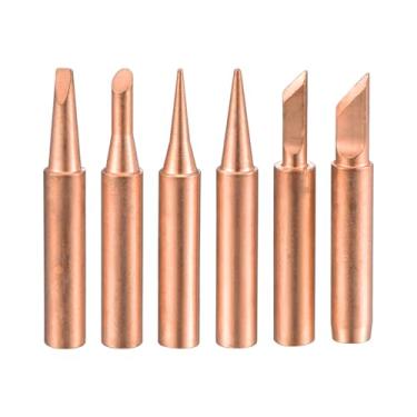 Imagem de Ponta de ferro de solda sem chumbo I+B+K+2.4D+3C Series 4 mm x 41 mm substituições para estação de solda cobre 6 peças
