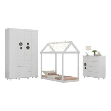 Imagem de Quarto Infantil Com Cama Montessoriana Pimpolho Multimóveis Mx4269 Bra