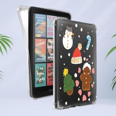 Imagem de Capa transparente para Kindle Paperwhite 12ª geração 2024 (7 polegadas) e Colorsoft Signature Edition (7 polegadas), capa transparente fina e macia para Kindle Paperwhite de 7 polegadas