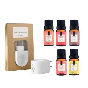 Imagem de Kit 5 essências Frutais com aromatizador Via Aroma