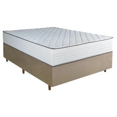 Imagem de Colchão Casal Molas Ensacadas Privilege + Base 138x88x67 - Bom Pastor