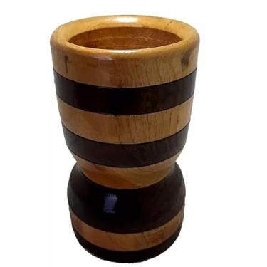 Imagem de PilãO de Madeira Envernizado 25cm Fino Acabamento com Socador