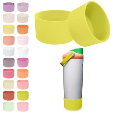 Imagem de Kaitiaki 2 peças de botas de silicone para garrafas e copos FreeSip Sway Owala de 850 g e 1,134 g – antiderrapante, resistente a arranhões, realçador de estabilidade para acessórios Owala, disponível