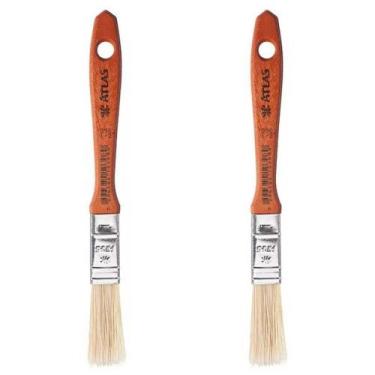 Imagem de 2 Trincha Pincel Verniz E Stain Atlas 1/2 Polegada 396