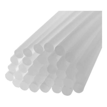 Imagem de Bastão Refil de Cola Quente Grosso Transparente 12mm - 50 Unidades - M