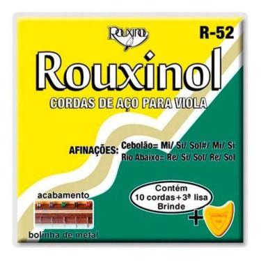 Imagem de Encordoamento Viola 10 Cordas Rouxinol 011 R52 +3ª E Palheta