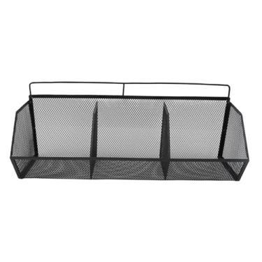 Imagem de SUNGOOYUE Cesta Versátil de Armazenamento de Fio de Metal, Organizador de Montagem Em Parede Com Abertura Inclinada para Cozinha e Banheiro, Comporta até 11 Libras, Adequada para Lenços Umedecidos e