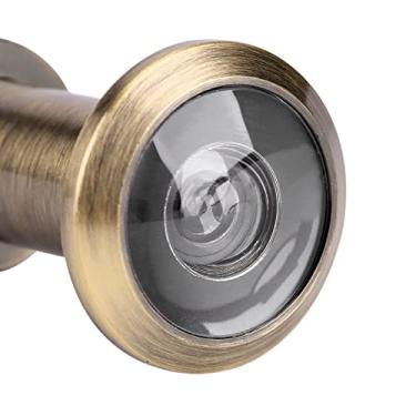 Imagem de Visor de Porta Com ângulo de Visão Amplo de 200 Graus, Capa de Privacidade Resistente para Segurança Doméstica, Bronze Verde (Bronze)