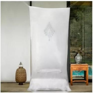 Imagem de Mosquiteiro de Teto para Cama Casal Queen King Tenda Suspensa Anti-Mosquitos(SOLTEIRO)