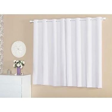 Imagem de Cortinas romanas, medindo 2,40 x 1,70 metros, adequadas para decorar janelas, salas de estar, quartos, etc. (MF170_BRANCO)