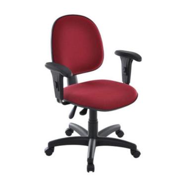 Imagem de Cadeira Executiva com Braços Linha Office Vermelho