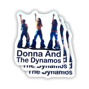 Imagem de Adesivo de Donna e os Dínamos (3 peças) Adesivo sarcástico motivacional com citação humorística decalque de vinil para Kindle, laptop, garrafa de água, capacete rígido de telefone, adesivo de citação