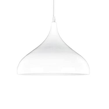 Imagem de CHENKUI Lustre de decoração de luz pendente Macaron Simplicity abajur de candeeiro suspenso ajustável minimalista candeeiro suspenso vintage base E27 personalizado para cozinha, quarto, sala de jantar