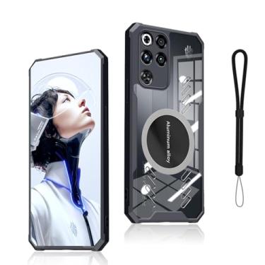 Imagem de NOUKAJU Capa para REDMAGIC 11 Pro, capa protetora tipo magnético, capa de telefone com dissipação de calor, antiqueda, absorção de choque, proteção abrangente, capa protetora para REDMAGIC 11 Pro+