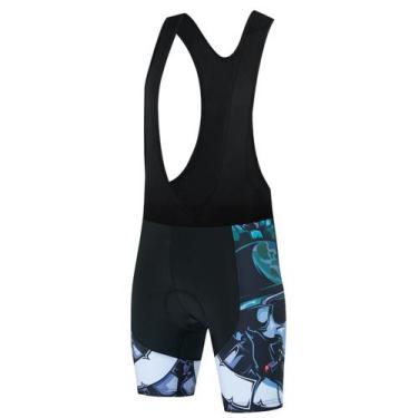 Imagem de Calções de Ciclismo Masculinos para Verão 2023 - MTB, Bib, Gel 19D, BR