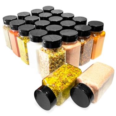 Imagem de Frascos De Vidro ReforçAdos Para Condimentos Com Tampas De Bambu Duplamente Seladas Para Armazenamento E Rotulagem De Sal — Frascos Para Condimentos, Frascos De Bambu Selados(22)