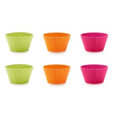 Imagem de Lekue Copos de muffin, multicoloridos, conjunto de 6