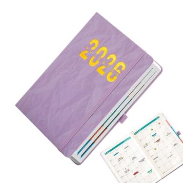 Imagem de Planner Semanal 2026 | Agenda A5 Com Capa Impermeável,Agenda Mensal 2026 Com Calendário - Organização Acadêmica Para Casa Escola Universidade Escritório Estudantes E Professores