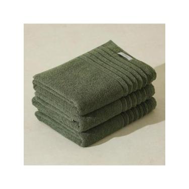 Imagem de Kit 3 Toalha de Banho Grande Grossa Orfeu 72x130 cm 100% Algodão - NoB