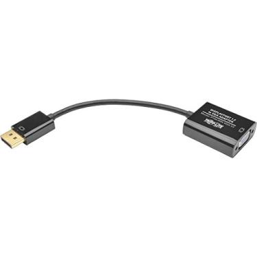 Imagem de Tripp Lite Cabo adaptador DisplayPort para VGA, conversor ativo Displayport 1.2 DP para VGA DP2VGA 6" (P134-06N-VGA-V2), preto