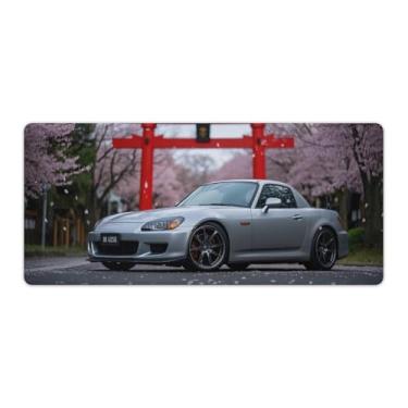 Imagem de HouLaiZhe JDM S2000 Sakura Shrine Gaming Mouse Pads JDM Car Desk Pads Grandes Mousepads para Desktop Keyboard Computer Mat40x90cm