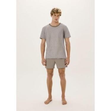 Imagem de Pijama Curto Masculino Com Linho-Masculino