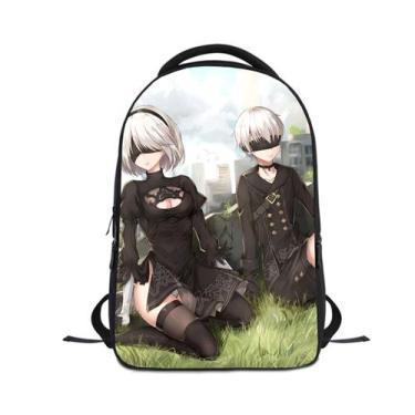 Imagem de Mochila Nier: Mochila escolar infantil Automatas 28x13x44cm Poliéster 