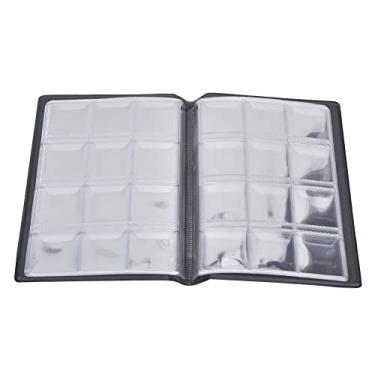 Imagem de AYNEFY Livro de Coleção de álbuns Com 120 Bolsos, 10 Páginas, Porta-dinheiro Compacto para Colecionadores, álbum de Exibição de Tamanho Pequeno (Vermelho)