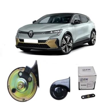 Imagem de BUZINA AUTOMOTIVA CARACOL COM PLUG (2 PINOS) E CONECTOR PARA MEGANE 2007 > 2014