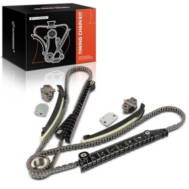 Imagem de A-Premium Kit de corrente de sincronização do motor 9 peças com roda dentada, tensor e guia compatível com Ford - F-250 Super Duty, F-350 Super Duty, F53, E-350 Super Duty, E-450 Econoline Super Duty