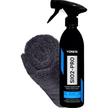 Imagem de Revitalizador Protetor Renovador de Pintura Fosca Envelopada Carro Moto Caminhão Sio2 Pro 500ml Vonix
