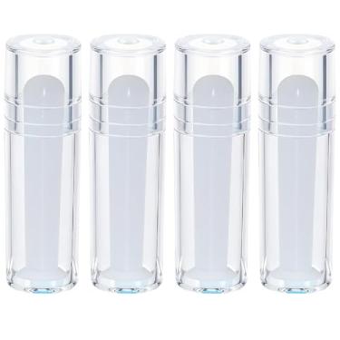 Imagem de 4 peças ferramenta de remoção de lente de contato dura oca para remoção de êmbolo de lente de contato, ventosa de silicone macio apenas para lentes rígidas (OK/RGB), aplicador de removedor de contato